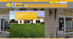 Desktop Screenshot of maurigimmobilier.com