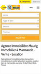 Mobile Screenshot of maurigimmobilier.com