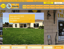 Tablet Screenshot of maurigimmobilier.com
